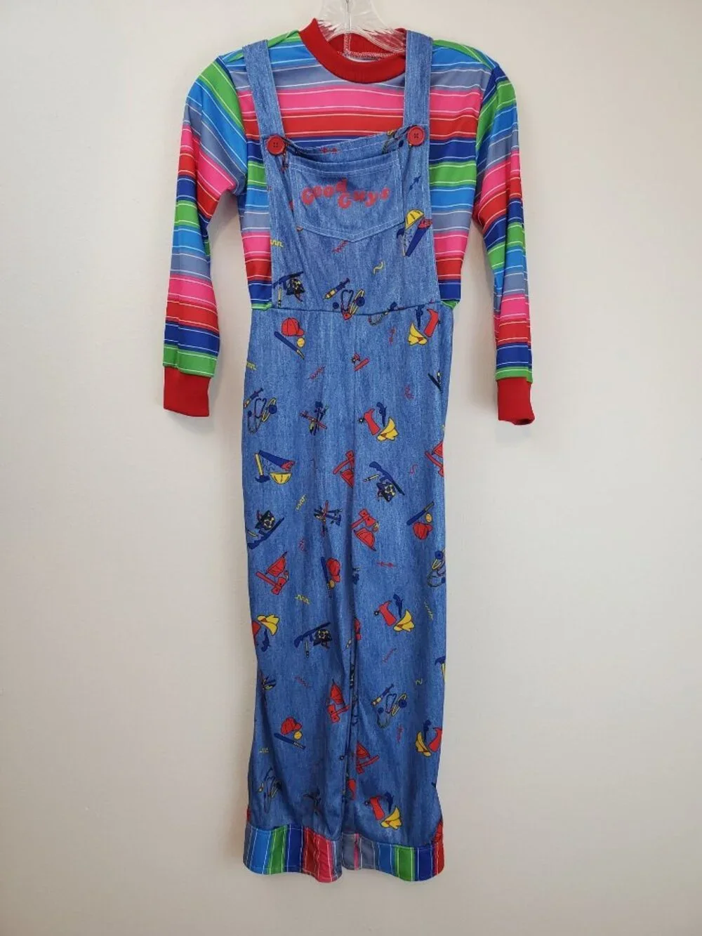 Chucky Doll Halloween Costume overalls; Spirit Halloween